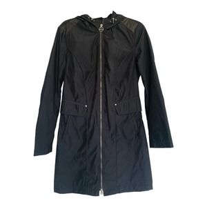 Laundry Black Anorak Hooded Raincoat